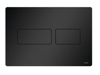 Tece solid WC-Betätigungsplatte Schwarz matt für Zweimengentechnik, 9240416 9240416