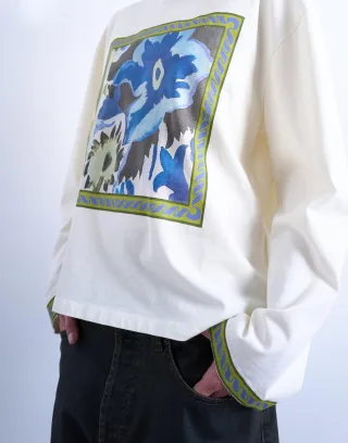 TOPSHOP - TSDIDDI SKATER TEE JRS Ecru - Gr. - M