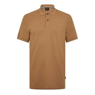 Boss - "Pallas" Poloshirt für Herren, Baumwolle (Dunkelbeige)