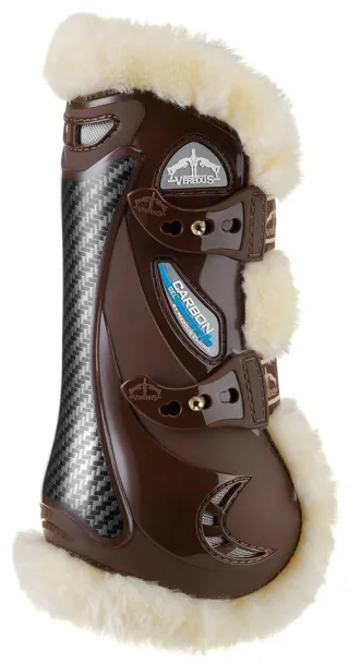 Gamaschen VER Carbon Gel Vento vorne mit Kunstfell