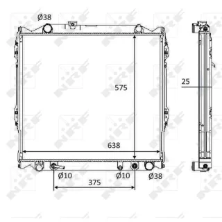 NRF K?hler f?r Antriebsbatterie Toyota Land Cruiser 90 J9 3,0 Td