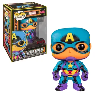 Funko Pop! 648 - Marvel Blacklight: Captain America