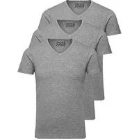 Jack & Jones T-Shirt Basic V-Neck (3-tlg., 3er Pack) etwas länger geschnitten, nicht zu kurz