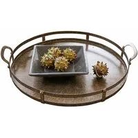 Mirabeau Tablett Tablett Aquivar antikbronze, Eisen