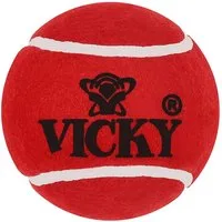 Vicky Tennisball Maroon Tennis Cricket Bälle 6er Pack Rot Gummiert Vielseitig Nutzbar (hoher Rückprall, vielseitig, 6-St., Farbe Rot, Größe Einheitsgröße), hoher Rückprall, vielseitig