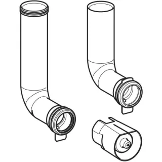 Geberit Set Spülbögen f. Geberit Duofix 243872002