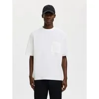 Selected T-Shirt SLHLOOSEOSCAR POCKET SS TEE NOOS