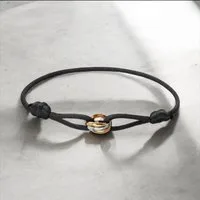 DC Jewelry Armband 925 Silber Tricolor Armband, Silberschmuck für Damen & Herren