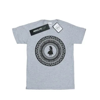 Disney - "Alice In Wonderland Circle" T-Shirt für Herren (Grau)
