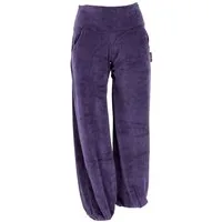 Guru-Shop Relaxhose Boho Samt Pluderhose, Wohlfühlhose, Yogahose -.. alternative Bekleidung