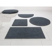 OTTO home Badematte Kapra, Badvorleger, Badezimmer Teppich, Höhe 14 mm, beidseitig nutzbar, strapazierfähig, fußbodenheizungsgeeignet, Baumwolle, rechteckig, mit Bordüre, Badteppich, Badematte, Baumwolle