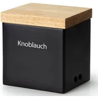 Continenta Vorratsdose, Holz, Keramik, (1-tlg), Knoblauchtopf