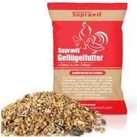 Supravit Geflügelkörnerfutter - Körnermischung OHNE GENTECHNIK, Hauptfutter für: Nutz-/ Wildtier