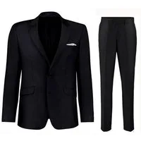 Freiherr von Falkenhausen Anzug S 150 schwarz Super 150 slim fit 100% Schurwolle „lusso extraleggera“ slim fit / Super 150 extra feine Schurwolle ca. 150 gramm