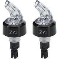 WESTMARK Flaschenausgießer »Auto-Pour« 2 cl glasklar, 2 Stk. Dosierausgießer