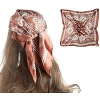 Zaewry Halstuch 90x90cm Kopftuch Bandanas Haartuch für Damen