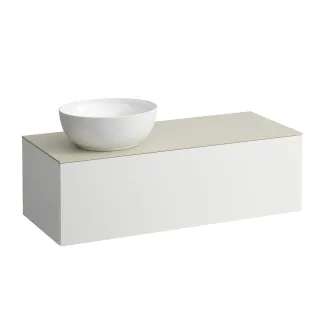 LAUFEN Waschtischunterschrank und Waschtischplatte ALESSI 500x1200x370 H4313120979901