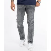 Rock Creek Regular-fit-Jeans Herren Jeans Stonewashed Grau RC-2107