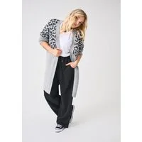 ONLY CARMAKOMA Strickjacke CARJADE ANIMAL L/S CARDIGAN KNT NOOS