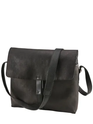 Mey & Edlich Herren Bedarfsgerechte Kuriertasche Schwarz Obermaterial: Rindleder