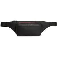 Tommy Hilfiger Bauchtasche TH FOUNDATION BUMBAG, Unisex Schultertasche, Crossbody-Bag mit Streifen in Tommy Farben
