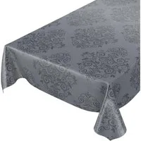ANRO Tischdecke Wachstuchtischdecke abwaschbar auch für Garten (Einzelstück 1-tlg), Geprägt 140x100cm wasserabweisend