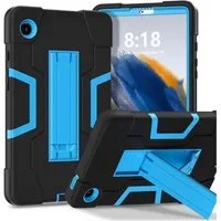 Wigento Tablet-Hülle Für Samsung Galaxy Tab A11 Color Hybrid Design Hülle Halter Schwarz, Stoßfest, Kontrastdesign, Halterfunktion