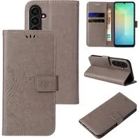 Tec-Expert Handyhülle Cover Tasche Hülle für Samsung Galaxy A26 5G 6.5 Zoll, 6.5, Klapphülle Case mit Kartenfach Fliphülle aufstellbar, Motiv Blumen