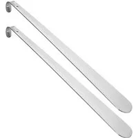 BAYLI Schuhlöffel 2er Set Schuhlöffel aus Edelstahl, 52cm Schuhanzieher, Schuhanziehhi