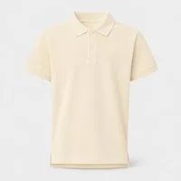 Sitztgut Poloshirt Kinder Polo-Shirt aus Bio-Baumwolle (1-tlg) Seitenschlitze, verlängertes Rückenteil und Transfer-Necklabel