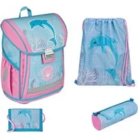 UNDERCOVER Schulranzen Curve (Set, 4-tlg)
