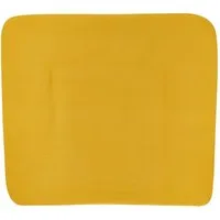 Meyco Baby Wickelauflagenbezug Okergeel (100% Baumwolle, 1-tlg., 75x85cm - 1-pack), 75x85cm - 1-pack