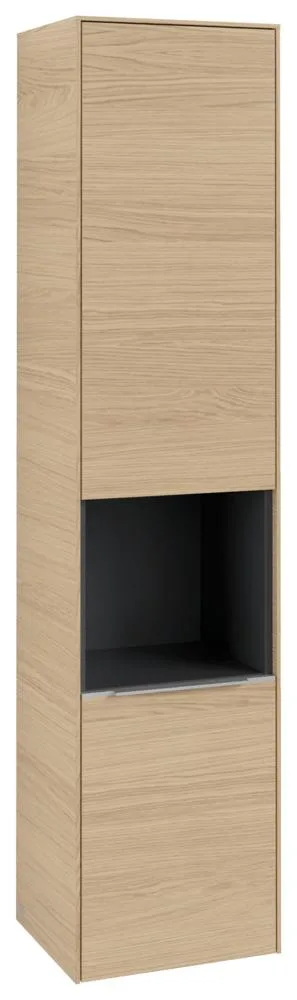 Villeroy & Boch Subway 3.0 Hochschrank, 2 Türen, 400 x 1710 x 346,5 mm, Nordic Oak / Nordic Oak C58800VJ
