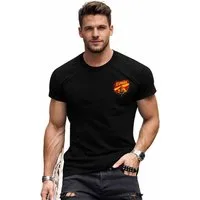 RMK T-Shirt Herren Shirt Rundhals Fußball España Spanien WM 100% Baumwolle