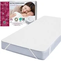 Matratzenschoner, Matratzenauflage wasserdicht, Matratzenschutz, Oeko-Tex zertifiziert Pataya, Premium, waschbar, in alle Größen, ohne Knistern, wasserfest
