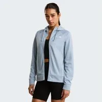 The North Face Fleecejacke W REAXION 2.0 HOODED FULL ZIP JACKET sportlicher Stil, mit Kapuze und Kordelzug, mit Eingrifftaschen
