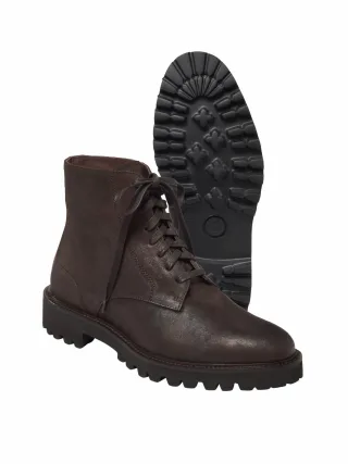 Mey & Edlich Herren Schleifer-Boot Braun Obermaterial, Futter, Decksohle: 100 % Kalbleder