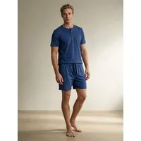 Henry Terre Shorty Pyjama Set Kurz - Robin Nightwear