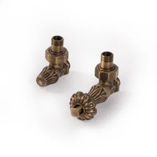 Terma Set Thermostat-Eckventil ARTISTIC; GZ 1/2"-Ø16x2, Ø15; bronze; (V68110M_V67210M_2xA55502M_2xA3 TGETBR003