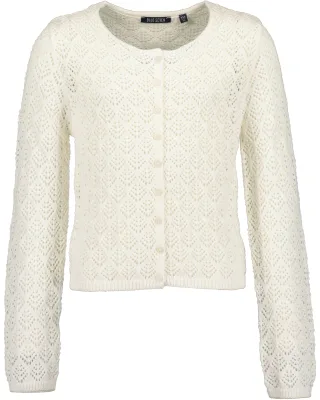 Blue Seven - Md Strickjacke, Rundhals weiss - Gr. - 164