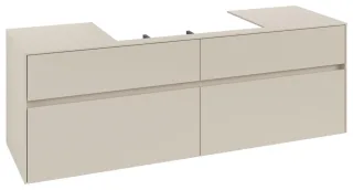 Villeroy & Boch Waschtischunterschrank Collaro C02800 1600x548x500mm 4 Ausz. Waschtisch mittig Cashm C02800VN