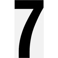 Wichelhaus Hausnummer Selbstklebende Buchstaben und Ziffern, 12cm hoch, schwarz Hausnummer, selbstklebend, schwarz, wetterfest, stabil