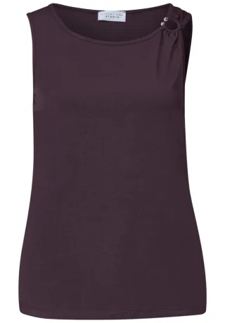 Street One - Top mit asymmetrischem Detail violet - Gr. - 34