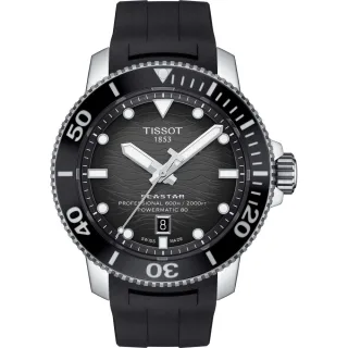 Tissot Seastar 2000 Schwarz Herren Armbanduhr T1206071744100