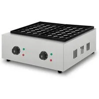 vertes Crêpesmaker Takoyaki Maschine, Elektrisch 4000W, 4000 W, Grill mit Edelstahl Gehäuse, 2x Temperatur Stufenlos bis 300 °C