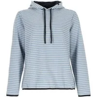 Sea Ranch Kapuzenpullover Vilma Damen Fleece-Hoodie Vilma Streifen-Design - Gestreifter Kapuzenpulli