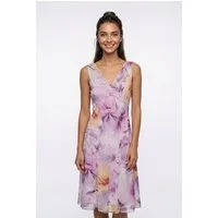 Vero Moda Maxikleid VMSADIE SL CUTLINE ANKLE DRESS EXP Polyester