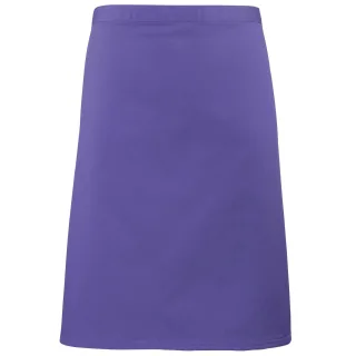 Premier Ladies/Womens Mid-Length Apron (2er-Pack) (Violett)