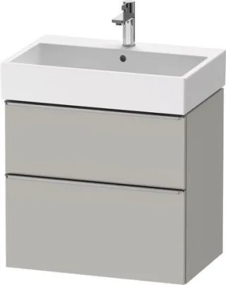 Duravit D-Neo Waschtischunterbau wandhängend Betongrau Matt 684x442x625 mm - DE4372070070000 DE4372070070000