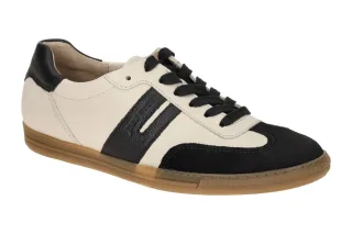 Paul Green Damen Sneaker 5350-18x Schwarz - black/biscuit Veloursleder Mix Su...